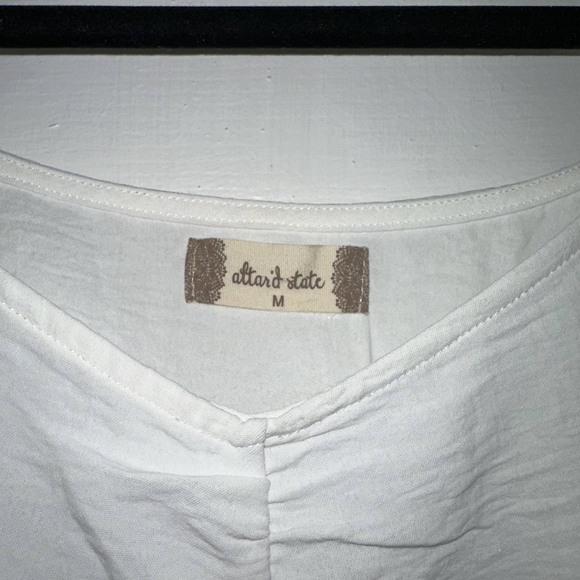 Altar'd State size medium white blouse - Picture 2 of 2